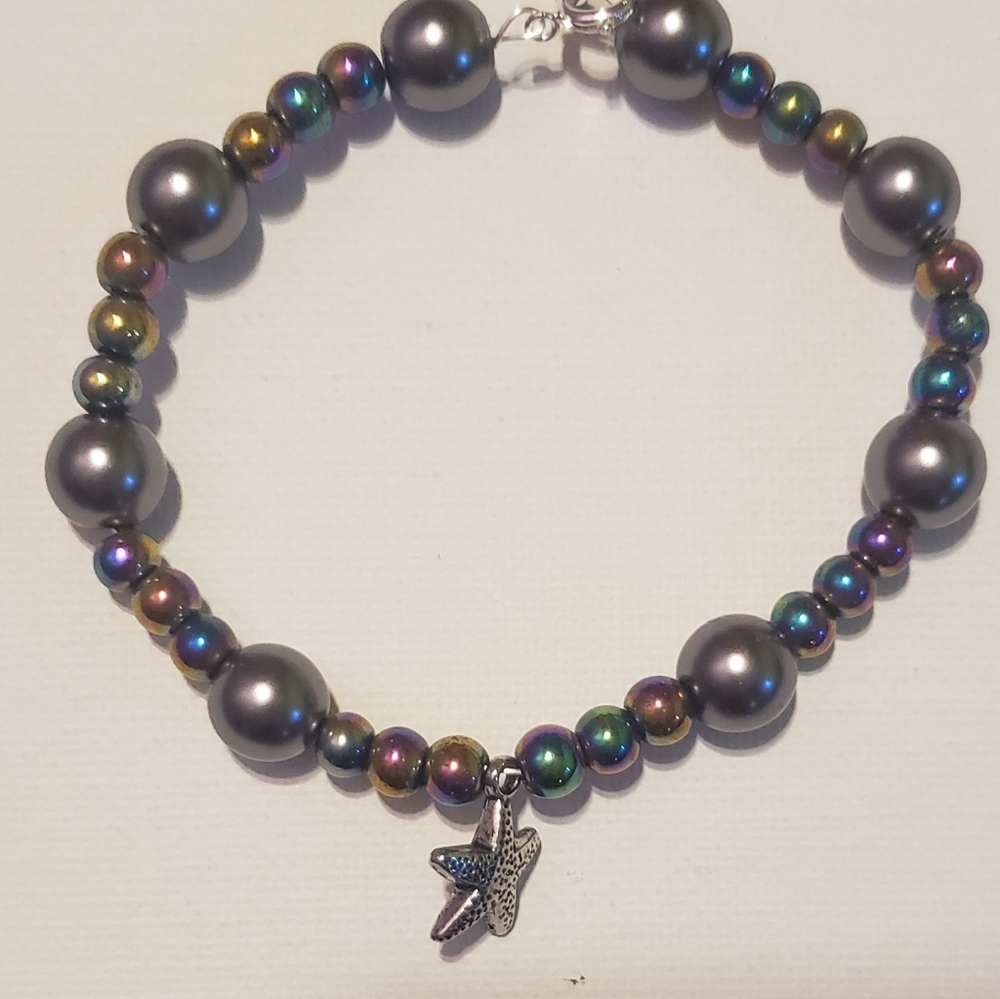Handmade Bracelet Starfish Charm